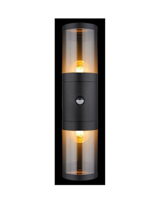 Globo Lighting Επιτοίχιο Εξωτερικό Σποτ E27 IP44 10.2x42εκ.