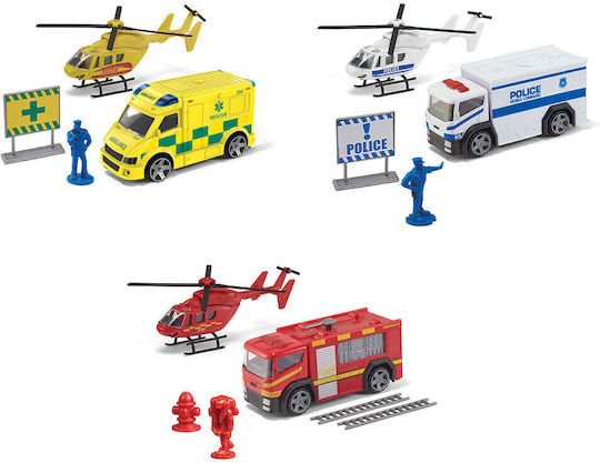 AS Teamsterz Immediate Response Set with Helicopter for 3+ years+ Years