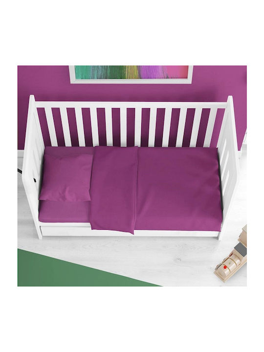 Dimcol Baby Kissenbezug Dunkles Magenta 35x45cm