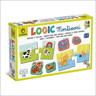 Ludattica Parents & Babies Montessori Educational Game Knowledge for 3-5 Years Old