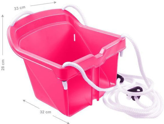 Mochtoys Κούνια με Προστατευτικό Πλαστική για 1+ Ετών Πράσινη