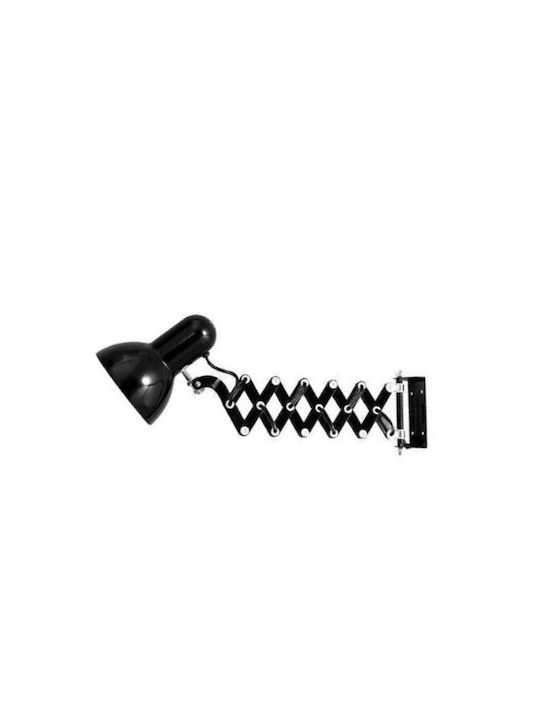 Fos me Leuchte Wand mit Fassung E27 Schwarz