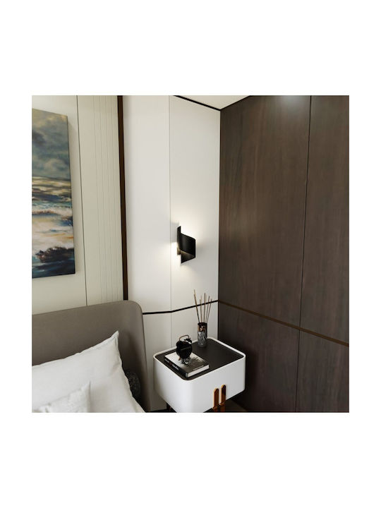 Emibig Modern Leuchte Wand mit Fassung G9 Schwarz 20cm