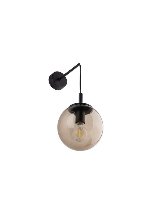 TK Lighting Lumină de Perete cu Soclu E27 Negru 18cm
