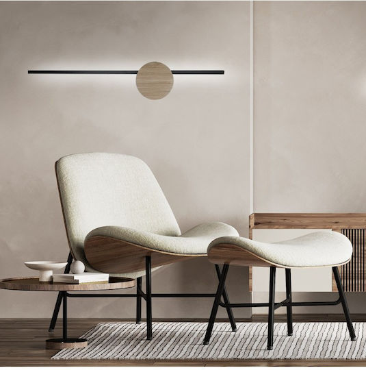 TK Lighting Φωτιστικό Τοίχου LED Καφέ 17x17x45εκ. TK Lighting Φωτιστικό Τοίχου LED Καφέ 17x17x45εκ.
