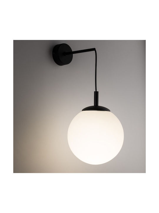 TK Lighting Lumină de Perete cu Soclu E27 Negru 18cm