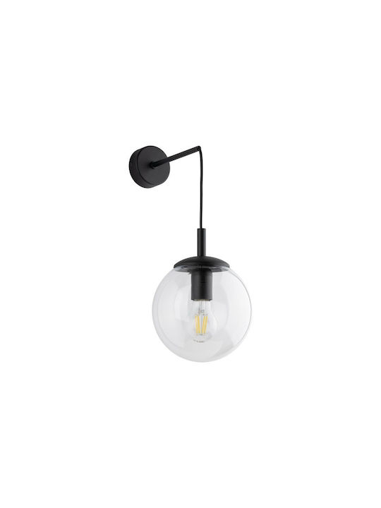 TK Lighting Φωτιστικό Τοίχου με Ντουί E27 Γκρι 18εκ.