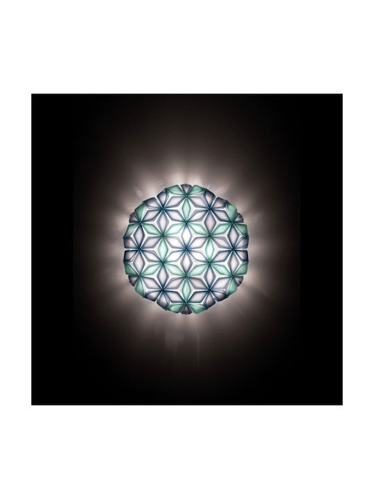 Slamp La Vie Large Φωτιστικό Τοίχου Ασημί 74x74x21εκ.