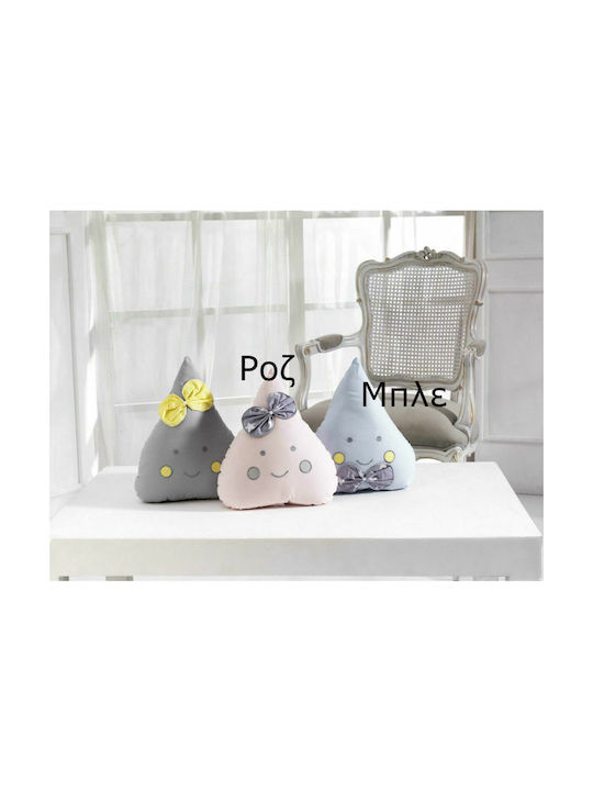 abo Pernă Decorativă pentru Pătuț Picătură Roz 35x30cm