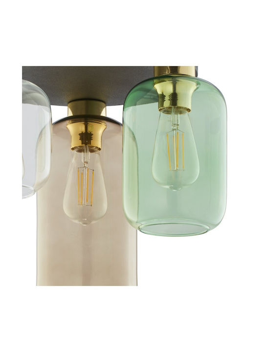 TK Lighting Πλαφονιέρα Οροφής 44εκ. Πολύχρωμη με Ντουί E27