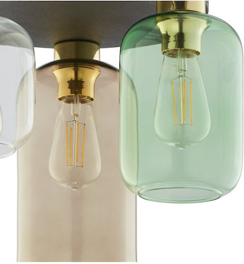 TK Lighting Таванно осветление 44бр Многоцветна с Фасунга E27