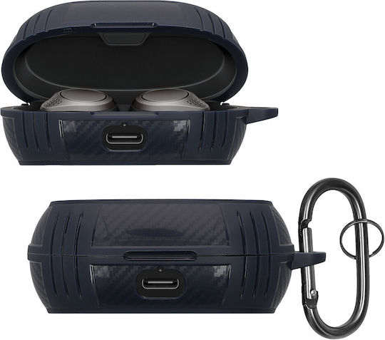 Kwmobile Husă Pentru Căști Jabra Elite 7 Pro Elite 7 Active Negru Silicon Kwm0000253x001c