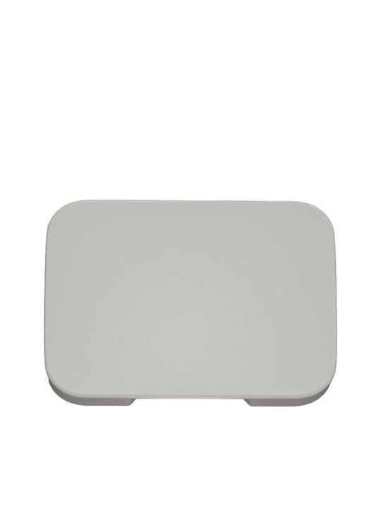 Inlight Aplica de exterior montată pe perete LED IP65 1W cu Alb Cald Lumină 7x5x7εκ.