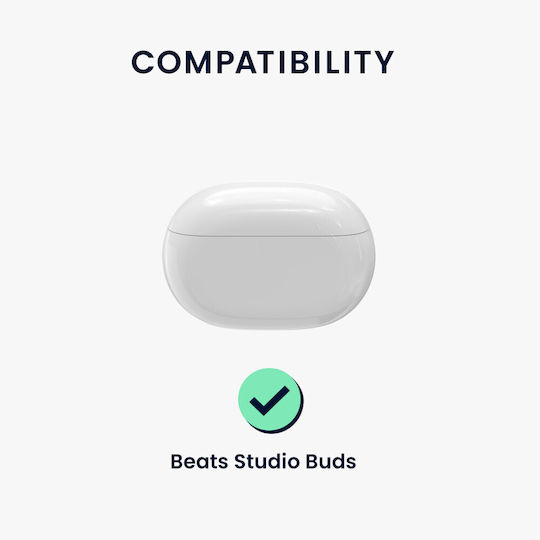 Case Beats Studio Buds Headphones Kwmobile Black Silicone 55796.01