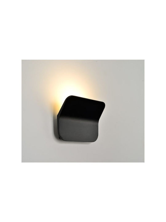 Luma Осветително тяло За стена LED Черен 21x15см.