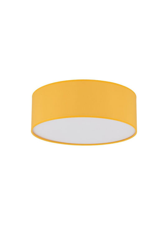 TK Lighting Πλαφονιέρα Οροφής 38εκ. Καφέ με Ντουί E27