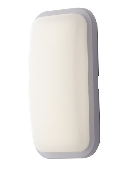 Fan Europe Shelly Επιτοίχια Εξωτερική Πλαφονιέρα LED IP65 15W 21.5x14.5x7εκ.