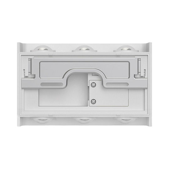 Braytron Стенен Външен Спот LED IP65 1W с Регулируемо Бяло Светлина 16x10x41см