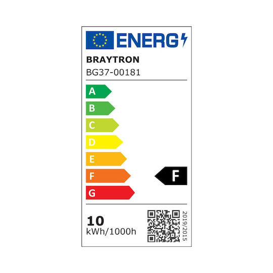 Braytron Lumină de exterior montată pe perete LED IP65 10W cu Alb reglabil Lumină