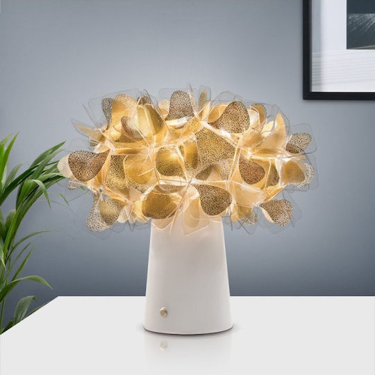 Slamp Clizia Mama Non Mama Dekorative Lampe Blume Gold