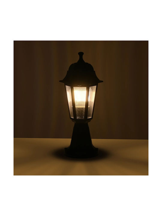 GloboStar Vitro Φωτιστικό Φαναράκι Εξωτερικού Χώρου IP44 για Ντουί E27 Μαύρο