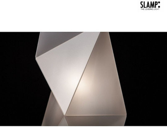Slamp Dekorative Lampe mit Fassung für E14 Lampe Weiß
