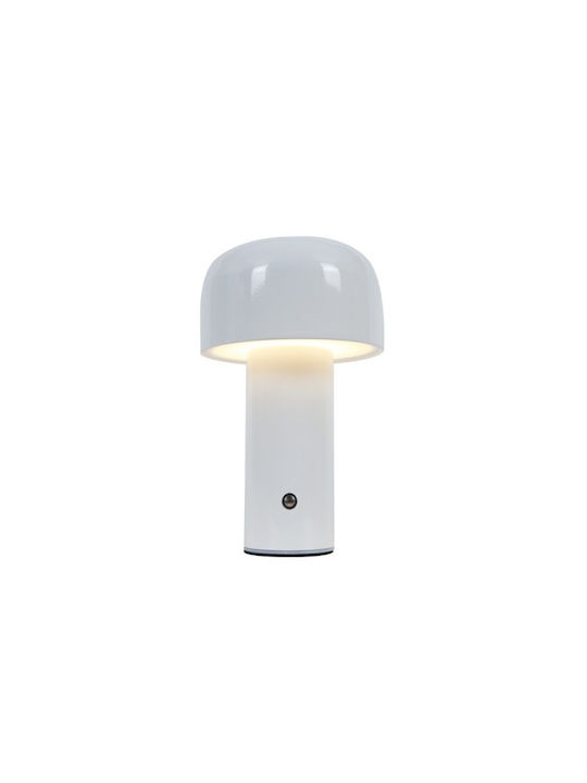 Inlight Metall Tischlampe LED mit Schwarz Schirm und Basis