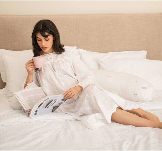 Kikka Boo Pregnancy & Breastfeeding Pillow White 45cm