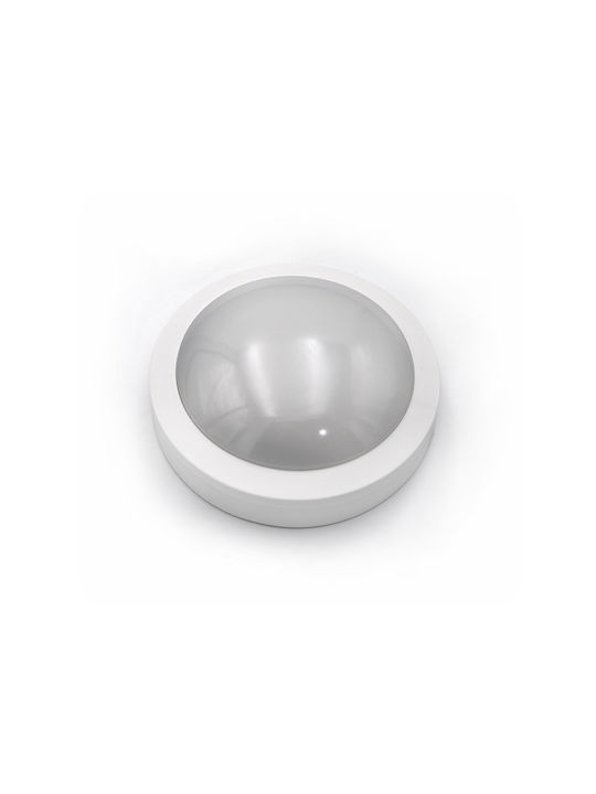 Adeleq Outdoor Ceiling Flush Mount with Integrated LED in White Color 3-9170120