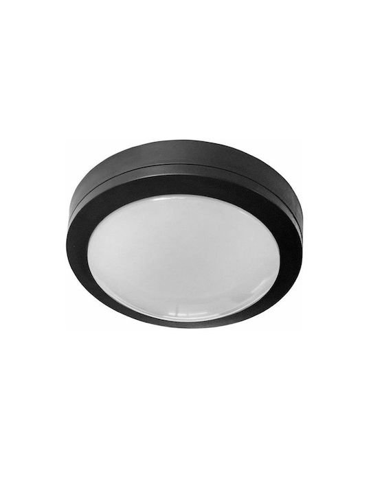 Adeleq Outdoor Ceiling Flush Mount with Integrated LED in Gray Color 21-230186