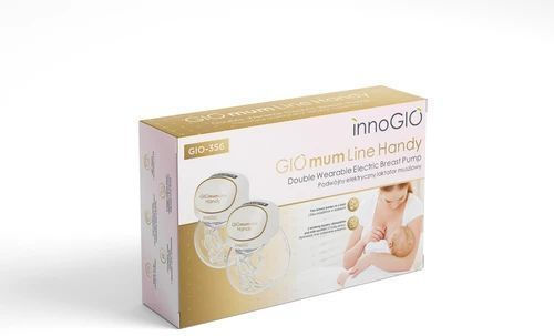 innoGio GIOmum Line Handy Φορητό Διπλό Θήλαστρο Διάφανο