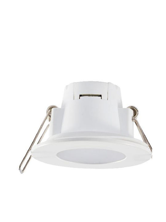 Aca Waterproof Outdoor Ceiling Spot with Integrated LED 8W in White Color VERA830RW