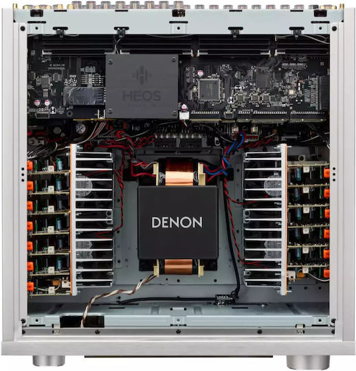 Denon AVC-A10H Home Cinema Amplifier 4K/8K 13.4 Channels 150W/8Ω 199W/6Ω with HDR and Dolby Atmos Silver