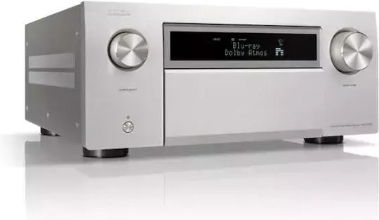 Denon AVC-A10H Home Cinema Amplifier 4K/8K 13.4 Channels 150W/8Ω 199W/6Ω with HDR and Dolby Atmos Silver