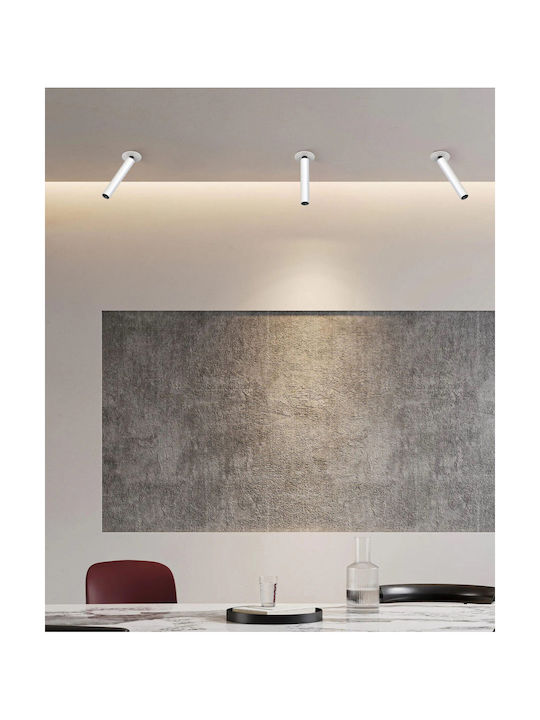Sun Light Μεταλλικό Χωνευτό Σποτ με Ενσωματωμένο LED και Φυσικό Λευκό Φως Λευκό 6.5x6.5εκ. 1τμχ