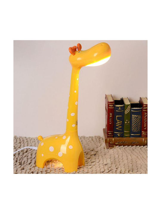 Com Led Kids Desk Lamp Giraffe Orange 9x16x40εκ.