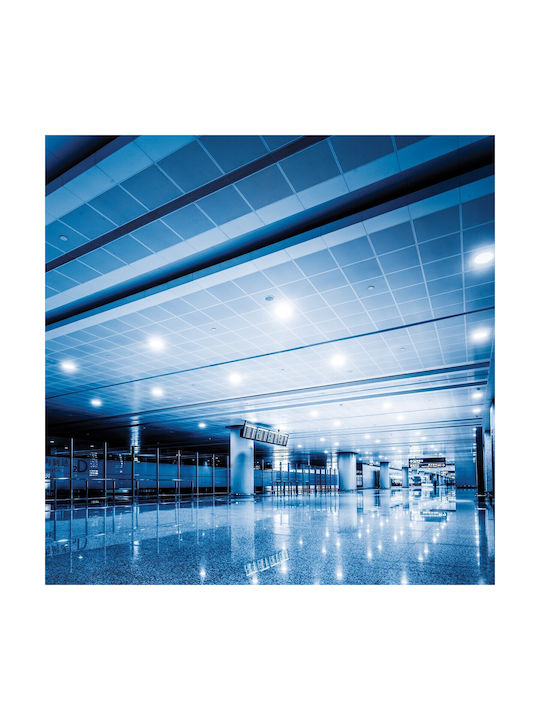 VK Lighting Πλαφονιέρα Οροφής Εξωτερικού Χώρου με Ενσωματωμένο LED σε Λευκό Χρώμα 64174-899703