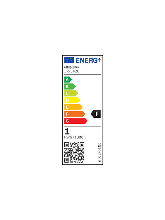 Adeleq Spot de Exterior cu LED Integrat 0.6W 12VAC în Culoare Argintiu 3-95420