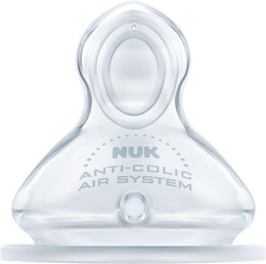 Nuk First Choice+ Silicone Baby Bottle Teats Small Flow for 6+ months 2pcs