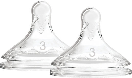 Dr. Brown's Silicone Bottle Teats Fast Flow for 6+ Months 2 Pieces