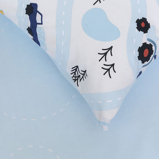 Kocoon Set Kids Duvet Cover Single Light Blue