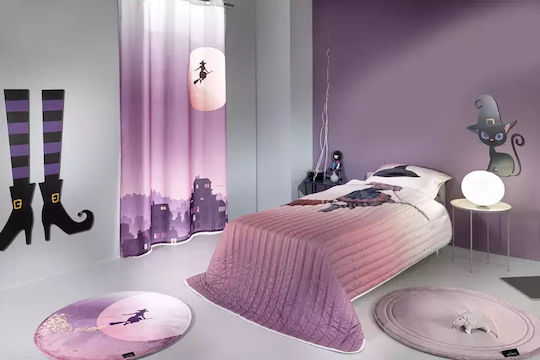 Saint Clair Spell Suede Set Kids Duvet Cover Single with Pillowcase Suede Spell 160x225cm