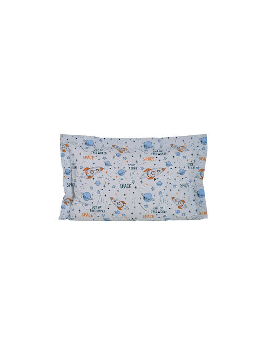 Das Home Σετ Παιδική Παπλωματοθήκη Μονή Blue, Grey, Orange