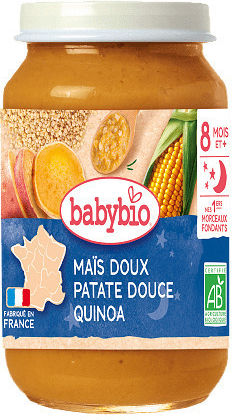 Babybio Frucht-Gemüse-Püree mit Geschmack Karotte und Quinoa 200gr für 8+ Monate