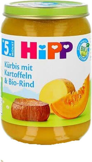 Hipp Baby Meal Potatoes Beef with Flavor Pumpkin with Potatoes & Beef 190gr for 5+ Months