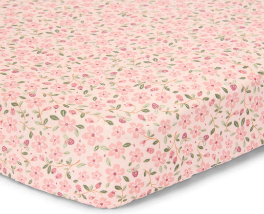 Little Dutch Lenjerie De Patut Bebe Cu Cauciuc Roz 70x140 Cm Little Dutch Lenjerie De Patut Bebe Cu Cauciuc Roz 70x140 Cm