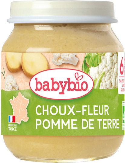 Babybio Пюре от плодове и зеленчуци с вкус Карфиол и картофи 130гр за 6+ месеца