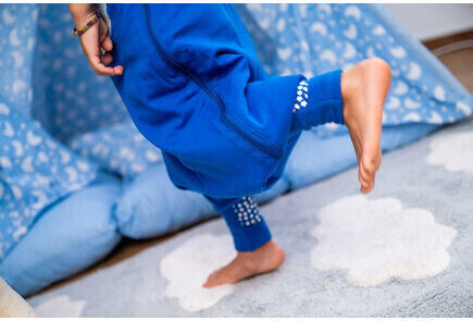 The Gro Company Winter Schlafsack mit Füßen 2.5 Tog Penguin Blue
