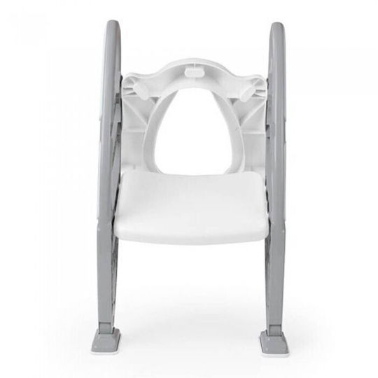 Dolu Toddler Toilet Seat with Footrest & Handles Gray