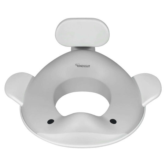 Kindsgut Toddler Toilet Seat Whale With Handles White